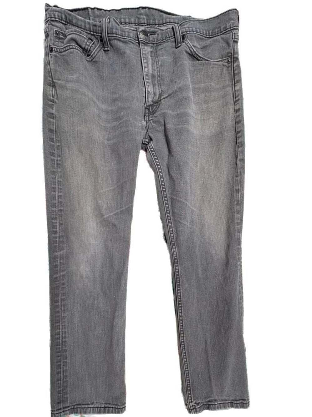 Levi's 511 Slim Fit Grey Denim Jeans Size 38x30